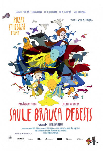 Póster de Saule brauca debesis