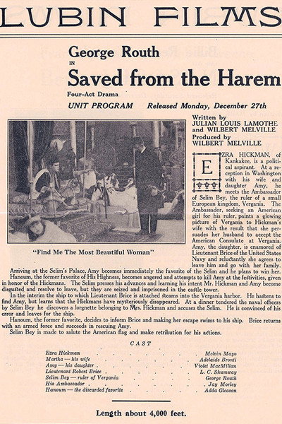 Póster de Saved from the Harem
