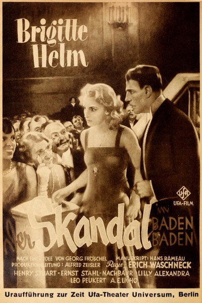 Póster de Scandal in Baden-Baden