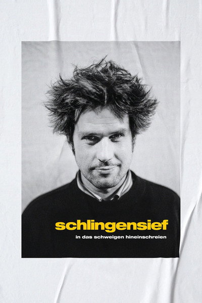 Póster de Schlingensief: una voz rompiendo el silencio