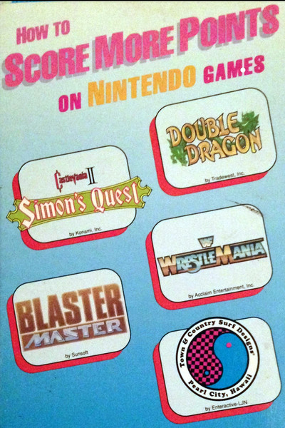 Póster de Score More Points Nintendo Blue