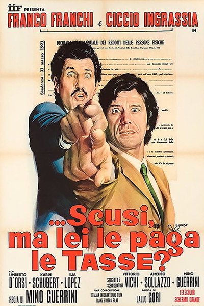 Póster de Scusi, ma lei le paga le tasse?