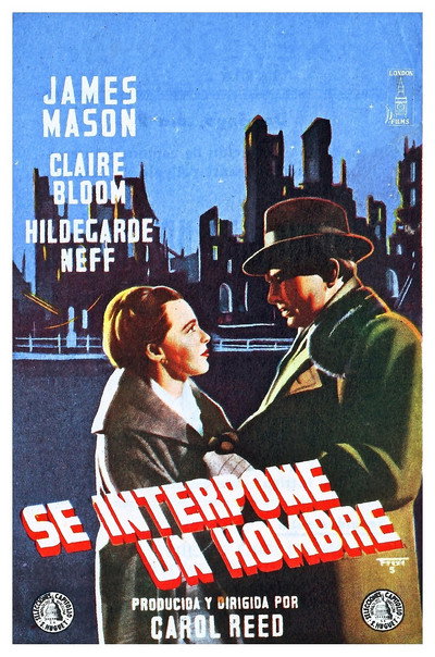 Póster de Se interpone un hombre
