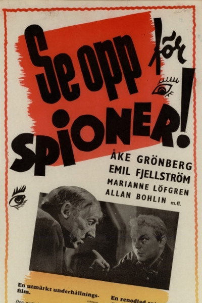 Póster de Se opp för spioner!