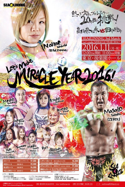 Póster de Seadlinnng Let's Make Miracle Year 2016