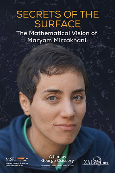 Póster de Secrets of the Surface: The Mathematical Vision of Maryam Mirzakhani