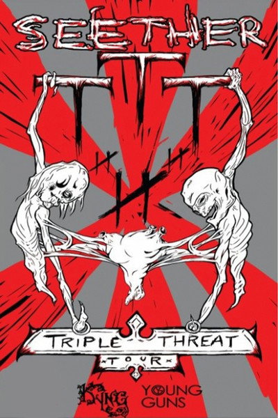Póster de Seether: Triple Threat Live