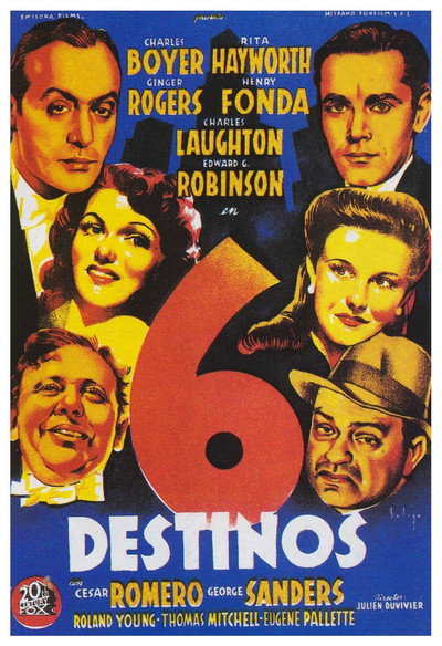 Póster de Seis destinos