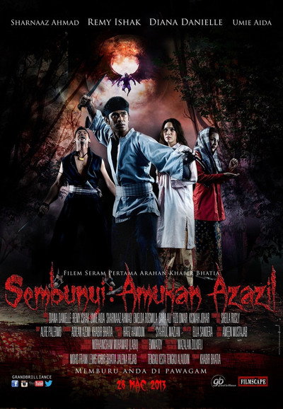 Póster de Sembunyi: Amukan Azazil