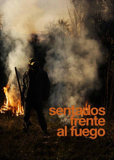 Póster de Sentados frente al fuego