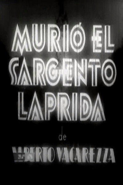 Póster de Sergeant Laprida Died