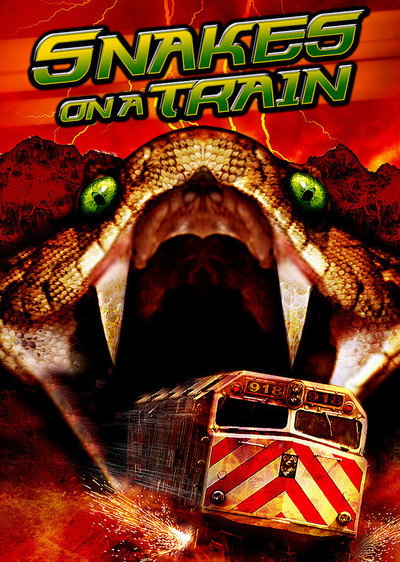 Póster de Serpientes en un tren
