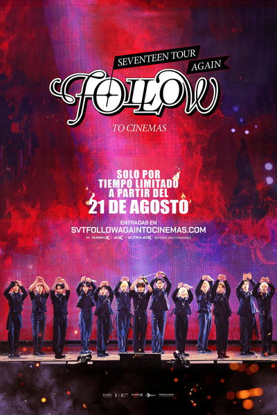 Póster de Seventeen Tour 'Follow' Again to Cinemas