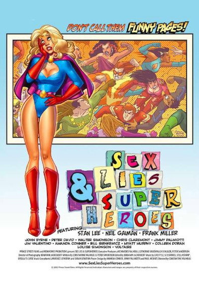 Póster de Sex, Lies & Superheroes