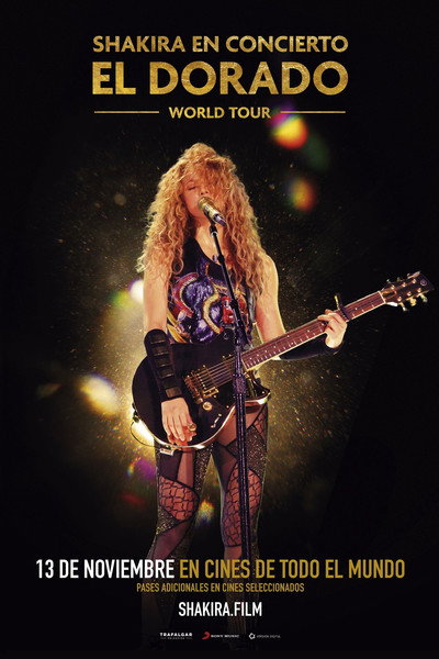 Póster de Shakira en concierto: El Dorado Wolrd Tour