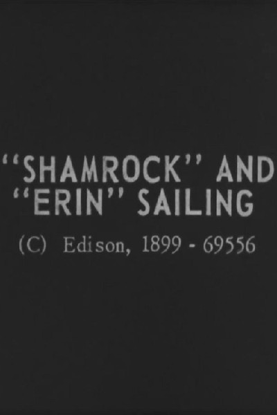 Póster de 'Shamrock' and 'Erin' Sailing