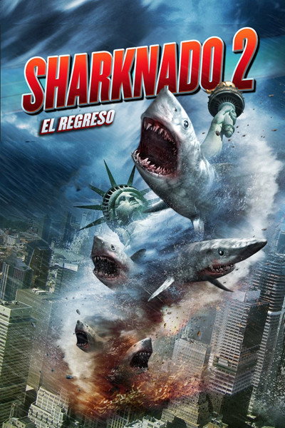 Póster de Sharknado 2: El segundo (El regreso)