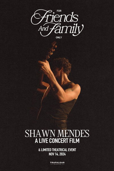 Póster de Shawn Mendes: For Friends and Family Only (A Live Concert Film)