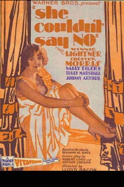 Póster de She Couldn't Say No