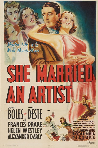 Póster de She Married an Artist