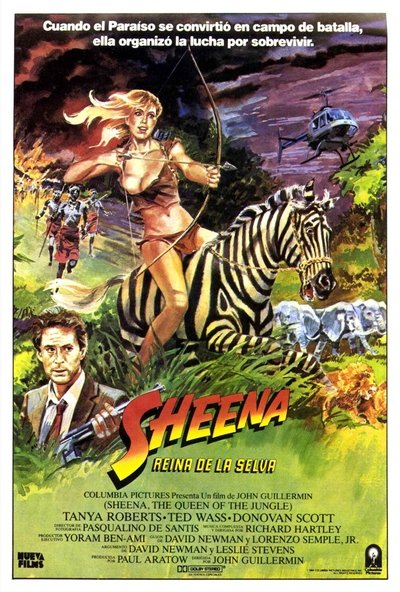 Póster de Sheena, reina de la selva