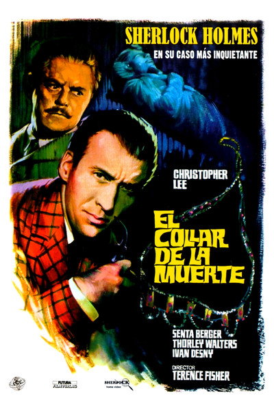 Póster de Sherlock Holmes y el collar de la muerte