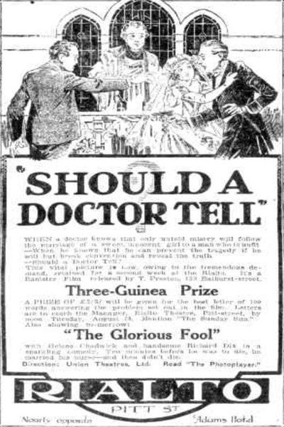 Póster de Should a Doctor Tell?