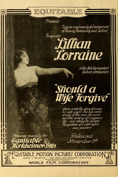 Póster de Should a Wife Forgive?