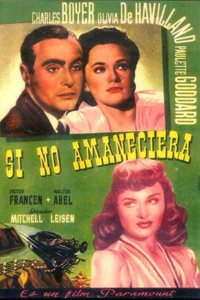 Póster de Si no amaneciera