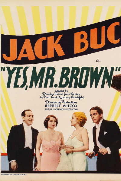 Póster de Sí, señor Brown