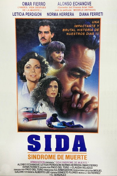 Póster de S.I.D.A., síndrome de muerte