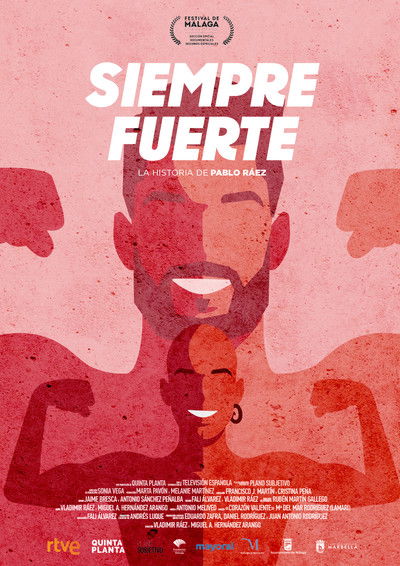 Póster de Siempre fuerte, la historia de Pablo Ráez