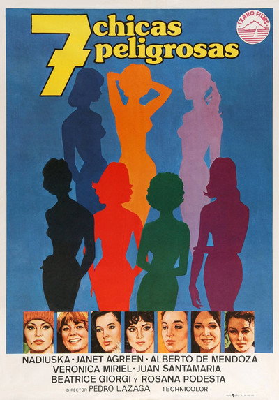 Póster de Siete chicas peligrosas