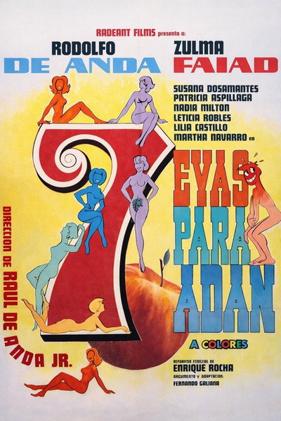 Póster de Siete Evas para un Adan