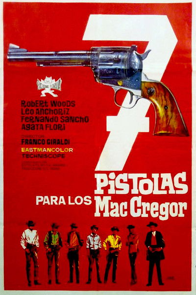 Póster de Siete pistolas para los Mac Gregor