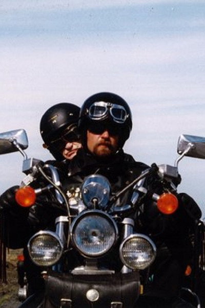 Póster de Siggi Valli on a Motorbike