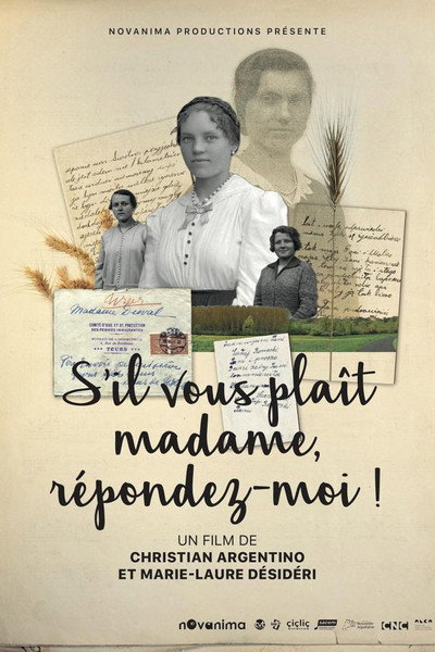 Póster de S'il vous plait madame, répondez moi!