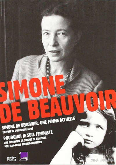 Póster de Simone de Beauvoir, une femme actuelle