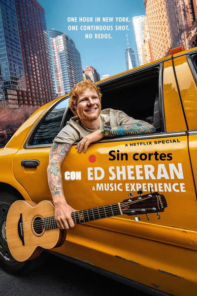 Póster de Sin cortes con Ed Sheeran