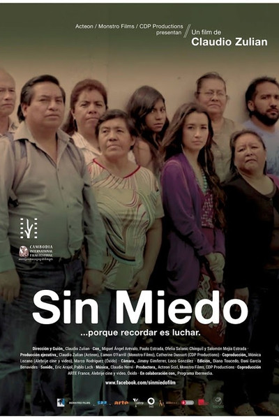 Póster de Sin miedo