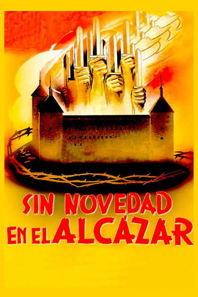 Póster de Sin novedad en el alcázar