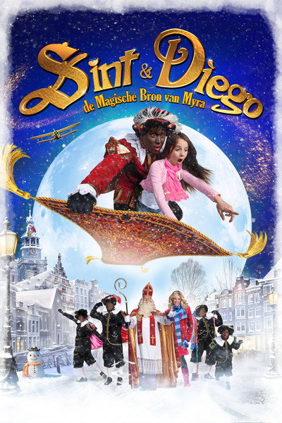 Póster de Sint & Diego en de Magische Bron van Myra
