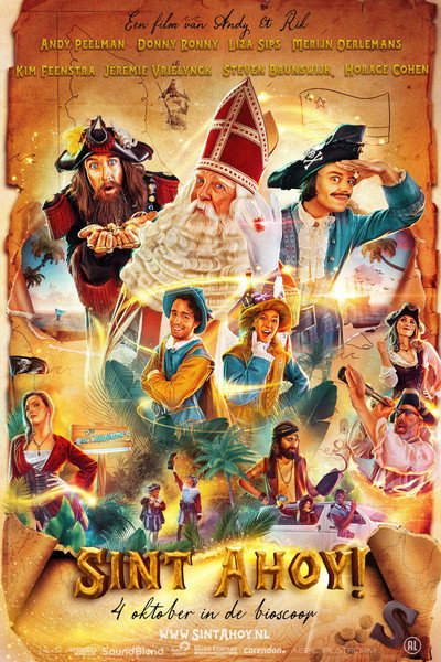Póster de Sinterklaas en de schat van Kapitein Witbaard