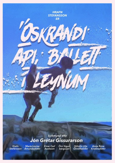 Póster de Öskrandi api, ballett í leynum
