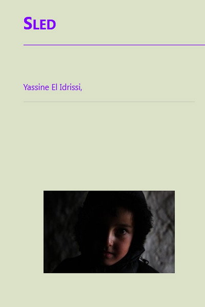 Póster de Sled