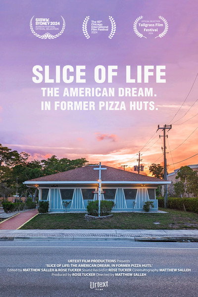 Póster de Slice of Life: The American Dream. In Former Pizza Huts.