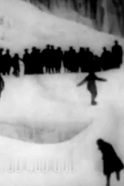 Póster de Sliding Down Ice Mound at Niagara Falls