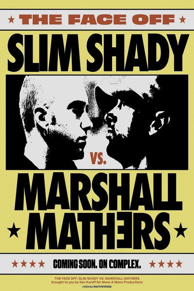 Póster de Slim Shady vs. Marshall Mathers: THE FACE-OFF