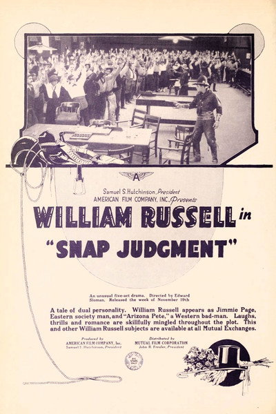 Póster de Snap Judgment