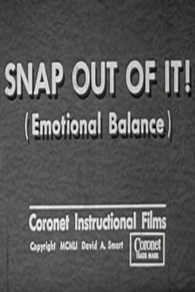 Póster de Snap Out of It! (Emotional Balance)